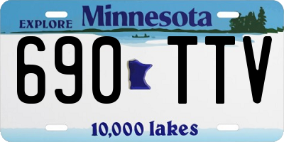 MN license plate 690TTV