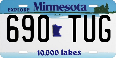 MN license plate 690TUG