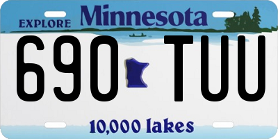 MN license plate 690TUU