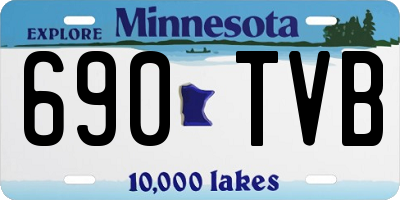 MN license plate 690TVB