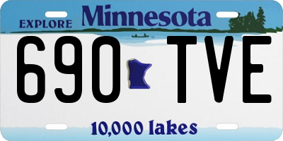 MN license plate 690TVE