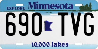 MN license plate 690TVG