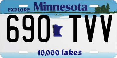 MN license plate 690TVV