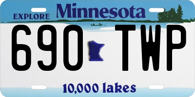 MN license plate 690TWP