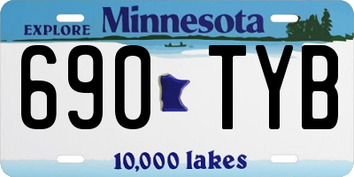 MN license plate 690TYB