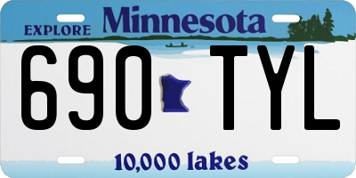 MN license plate 690TYL