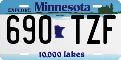 MN license plate 690TZF