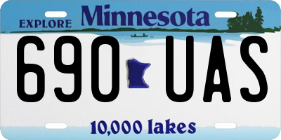 MN license plate 690UAS
