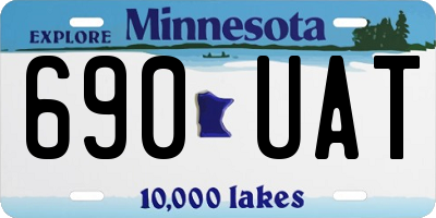 MN license plate 690UAT