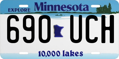 MN license plate 690UCH