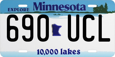 MN license plate 690UCL