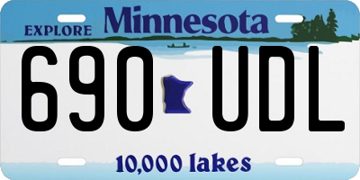 MN license plate 690UDL