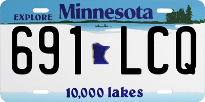 MN license plate 691LCQ