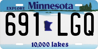 MN license plate 691LGQ