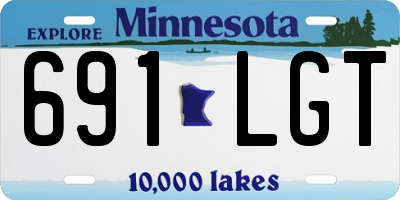 MN license plate 691LGT