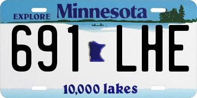 MN license plate 691LHE