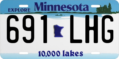 MN license plate 691LHG