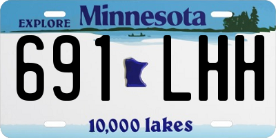 MN license plate 691LHH