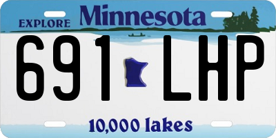 MN license plate 691LHP