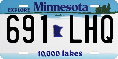 MN license plate 691LHQ