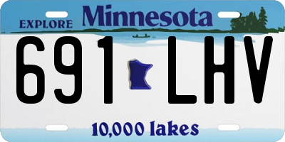MN license plate 691LHV