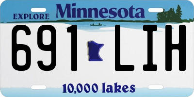 MN license plate 691LIH