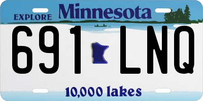 MN license plate 691LNQ