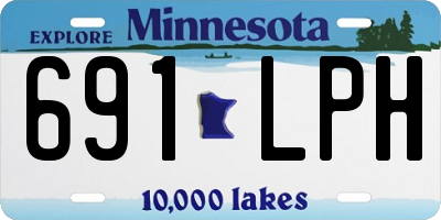 MN license plate 691LPH