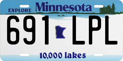 MN license plate 691LPL
