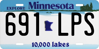 MN license plate 691LPS