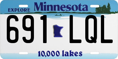 MN license plate 691LQL
