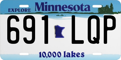 MN license plate 691LQP