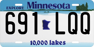 MN license plate 691LQQ
