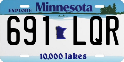 MN license plate 691LQR