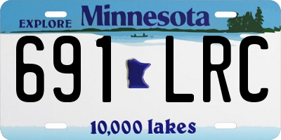 MN license plate 691LRC