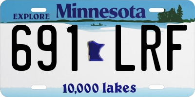 MN license plate 691LRF