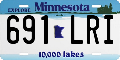MN license plate 691LRI