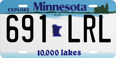 MN license plate 691LRL