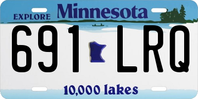 MN license plate 691LRQ