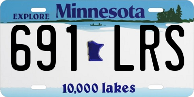 MN license plate 691LRS