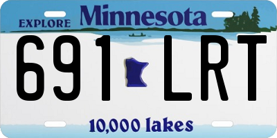 MN license plate 691LRT