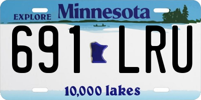 MN license plate 691LRU