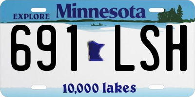 MN license plate 691LSH