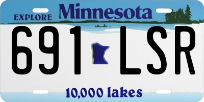 MN license plate 691LSR