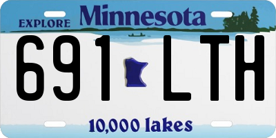 MN license plate 691LTH