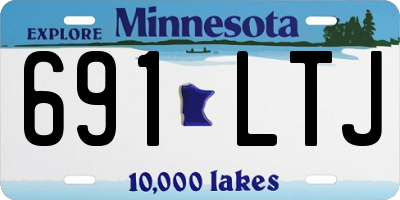 MN license plate 691LTJ