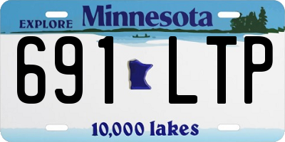 MN license plate 691LTP