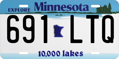 MN license plate 691LTQ