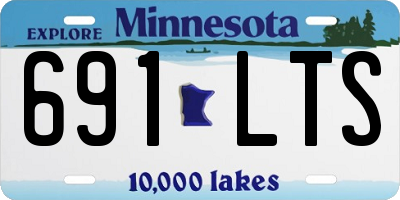 MN license plate 691LTS