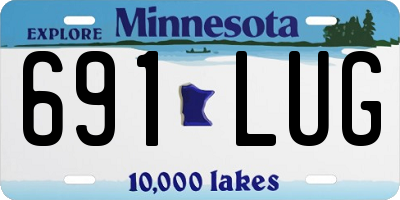 MN license plate 691LUG